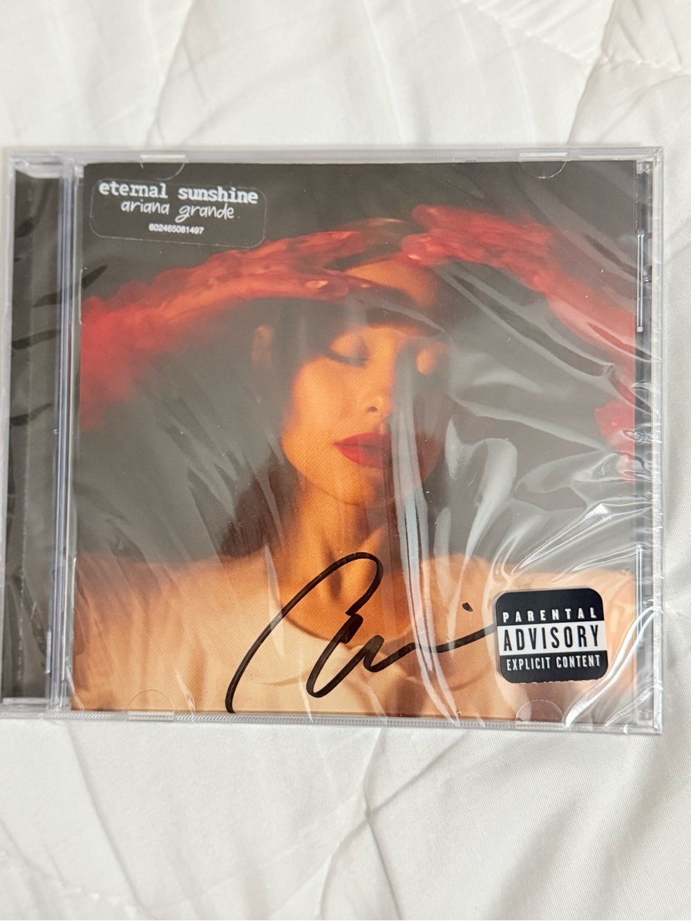 Ariana Grande Eternal Sunshine Signed CD Sealed Autographed
